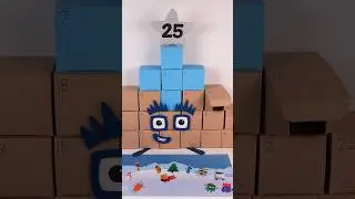 Строим 25 из блоков Numberblocks! 🟠Математический мультик для детей | Учимся считать 