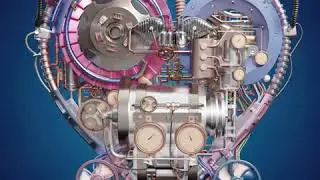 Mechanical heart animation loop. Made in blender (eevee render engine)