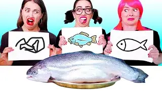 DRAW AND EAT CHALLENGE | Prank Wars by #shorts​ Challenge by Tik4Fun