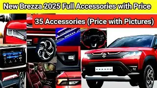 2024 New Brezza Full Accessories with Price / New Brezza 2024 / Brezza Modification / Delivery