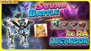 ⚔️ Clan Battle - LUCHADOR lối chơi 1x RA cực nguy hiểm - METAL vs GUN ︻╦╤– ｜ War Robot 10.2