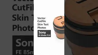 Sony FE 85mm F1.8 Lens Vector Template 2024 by VecRas #vecras #sony #sonylens