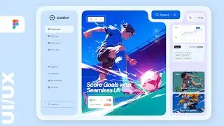 Academic Sports Dashboard UI in Figma: Web Design Tutorial