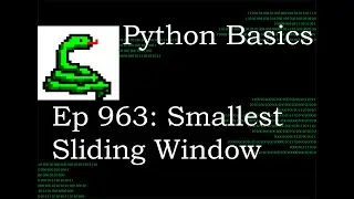 Python Basics Tutorial Smallest Sliding Window Sum Algorithm Interview Question