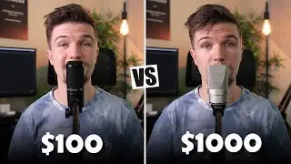 $100 Microphone VS $1000 Microphone // Audio-Technica AT2020 VS Neumann TLM 103