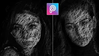 How to make Scribble art in PicsArt 2022