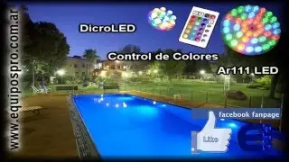 ILuminacion LED RGB para Piletas . . . www.equipospro.com.ar