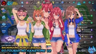 Background ML Terbaru Go Toubun No Hanayome Tema Grafitti V2