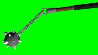 Medieval flail - moves - green screen effect
