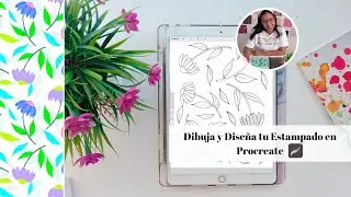 Cómo crear Estampados en Procreate desde 0 - Dibujando en Procreate + creando el estampado
