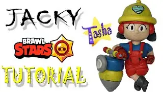 Новый бравлер Джеки Бравл Старс из пластилина Туториал Jacky Brawl Stars from PLASTICINE Tutorial