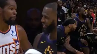 LBJ TALKS SH*T TO KD & THEN PUTS ENTIRE TEAM ON HIS BACK IN 4TH! FULL SHOCKING TAKEOVER!