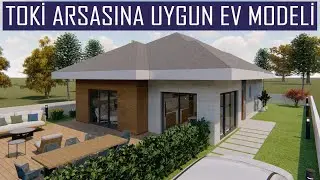 TOKİ ARSASINA UYGUN EV - TOKİ İLK EVİM ARSA PROJESİ - 3+1 TEK KATLI EV MODELLERİ
