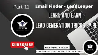 LeadLeaper account Create and Collect Emails for Lead Generation Bangla Tutorial 2022