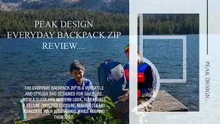 Peak Design Everyday Backpack Zip Great Overall Backpack
