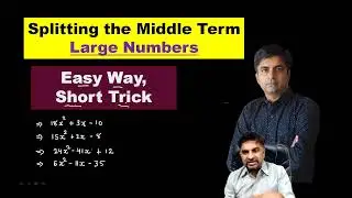 Splitting the middle term of Large Numbers of Quadratic Polynomials