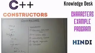 C++ Constructors  [HINDI]