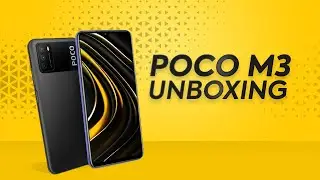 POCO M3 Unboxing and First Impressions | A 6000mAH battery Beast!!!