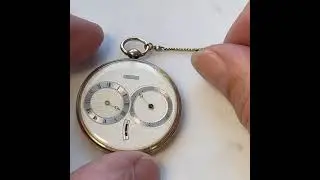 Winding the Breguet pocket watch