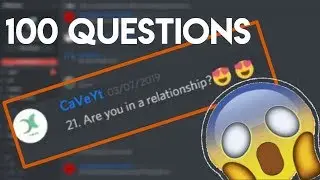 100 QUESTION QNA  AND Iq TEST [Discord qna and other stuff]