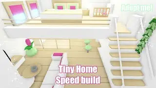 Cute Spring tiny home Speed build in Adopt me! Roblox