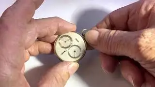 Setting the hands on a Breguet pocket watch