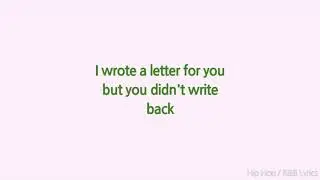 Lil Peep - Love Letter (Lyrics)