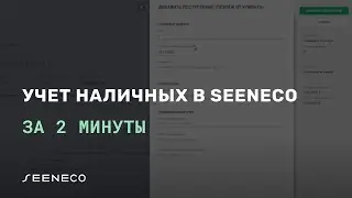 Учет наличных операции в управленческом учете Seeneco