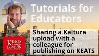 Allowing another user to edit, view or publish media you have uploaded to Kaltura/My Media