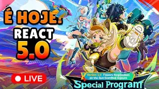 🔴 NATLAN TÁ BATENDO NA PORTA! 🔥 - React do Programa Especial da 5.0 de Genshin Impact