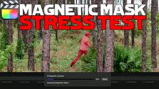 Final Cut Pro 11: Magnetic Mask.  M1 vs M4 vs M1 Max vs M4 Max