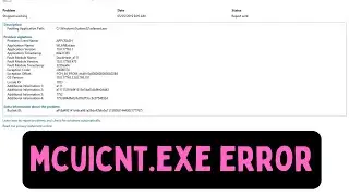 How to Fix the “McUICnt.exe Entry Point Not Found” Error on Windows 11